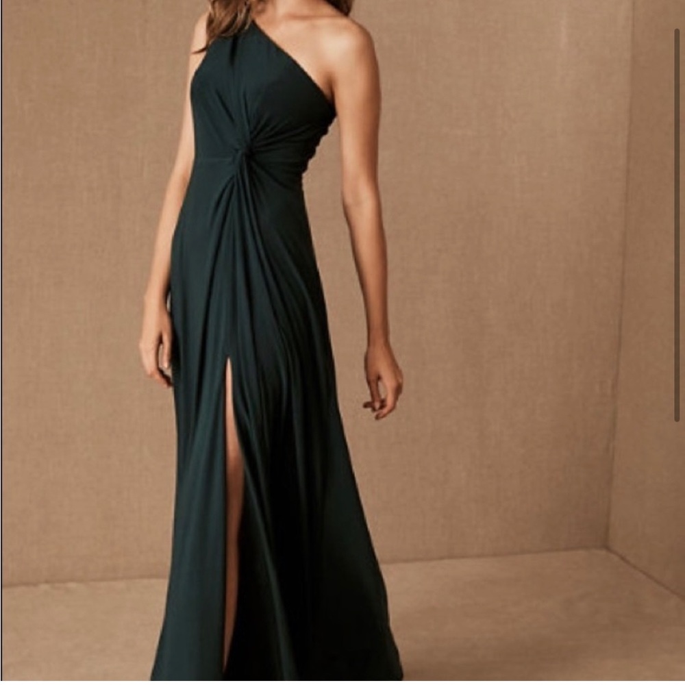 Bhldn Brixen one- shoulder dress. Size 8. Never worn!